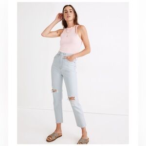 The Mom Jean in Harman Wash - Raw Hem Edition